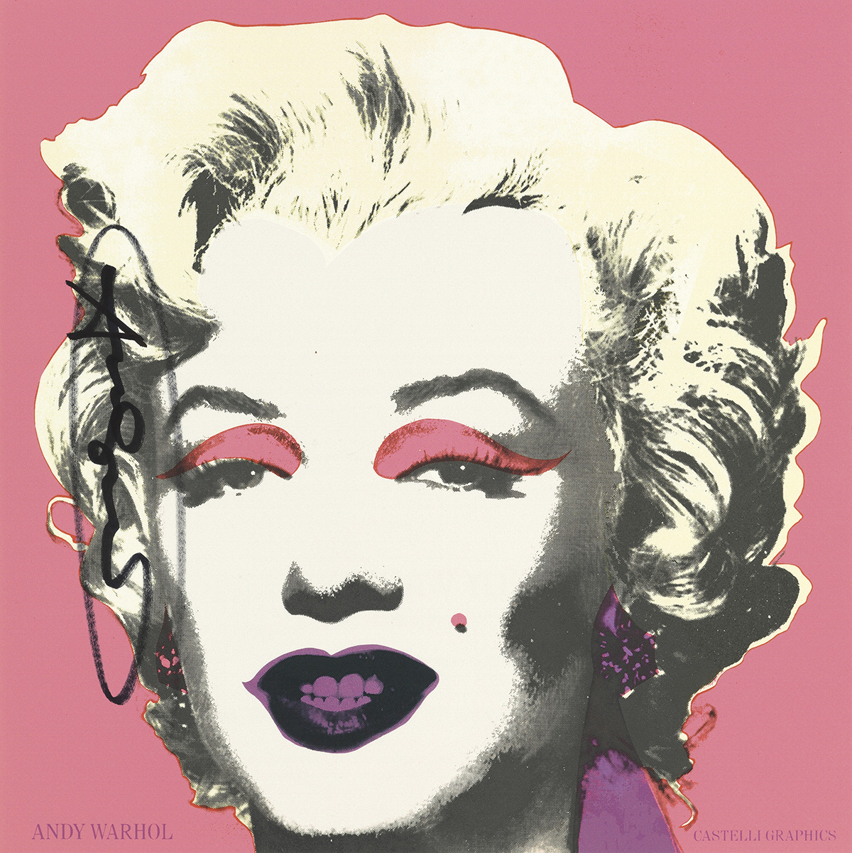 ANDY WARHOL Marilyn (Announcement).
